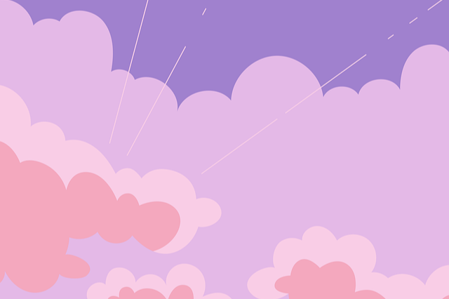 Bild zum Erstgespräch der psychologischen Beratung: Rosa Wolken im Himmel.